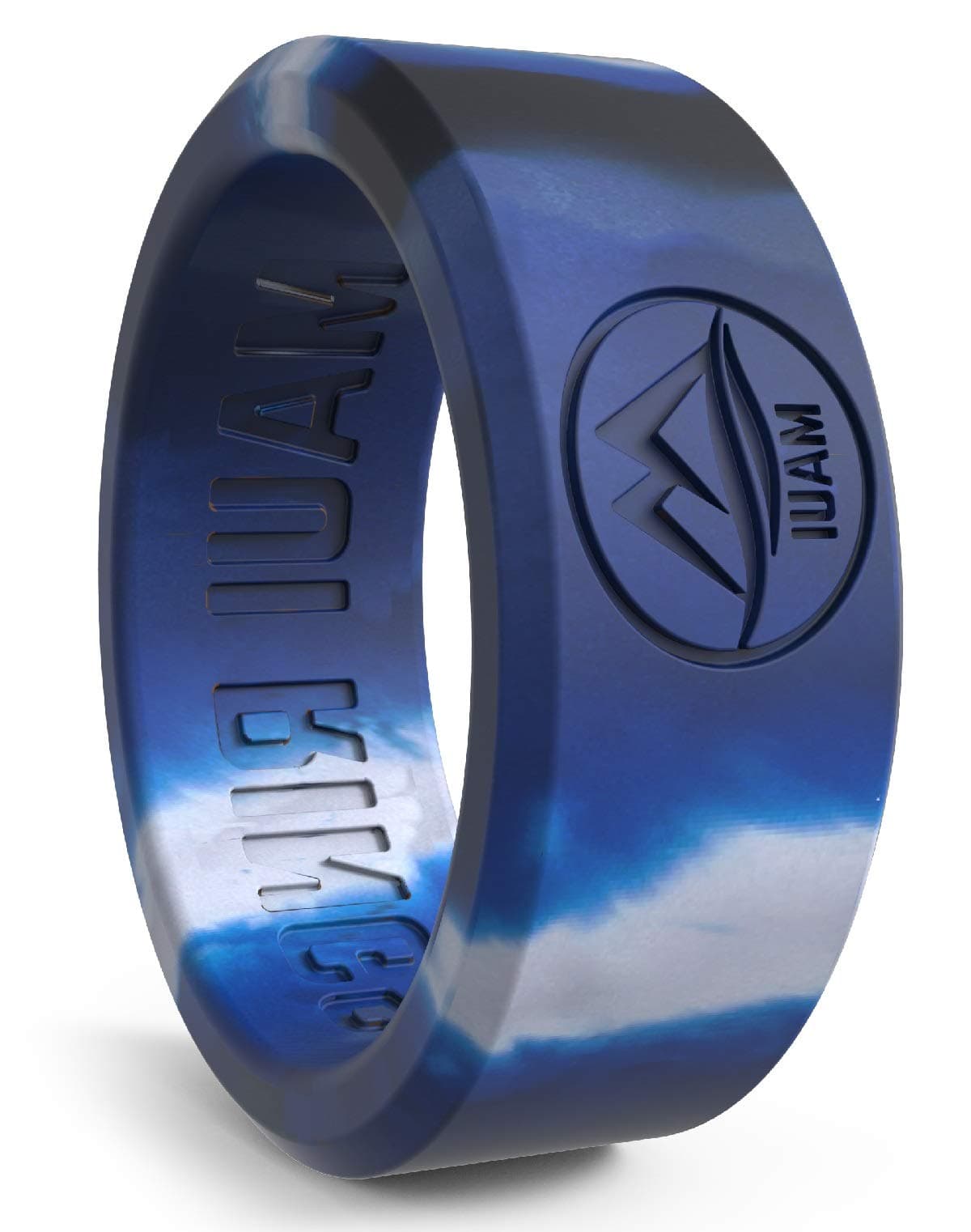 MAUI RINGS Silicone Wedding Ring for Men Solid Style Engagement Rings Silicone Wedding Band for Men Mens Ring Men Wedding Band Safe Ring for Athletes Sport Gym