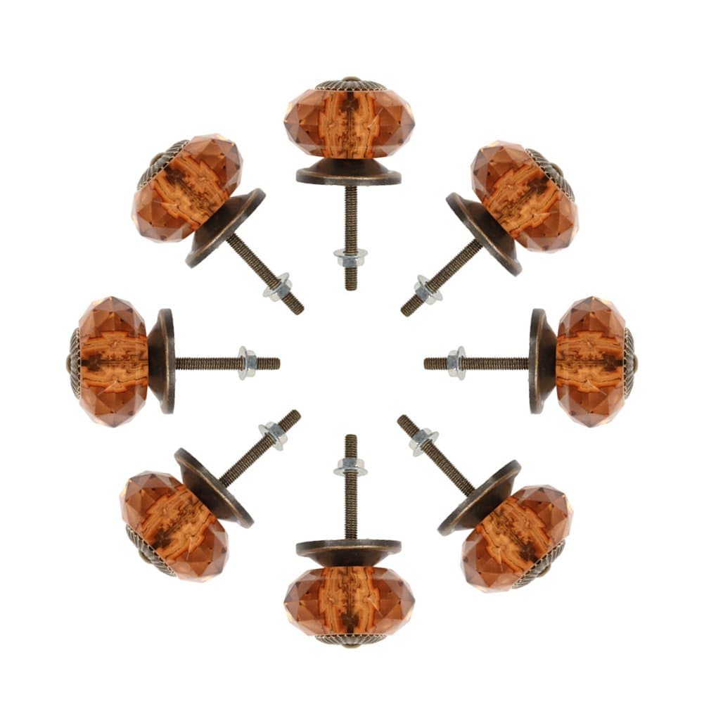 NONIU Cabinet Knobs with 40mm Pulls Handles for Kitchen Drawer Cupboard Knob - 8 Pack