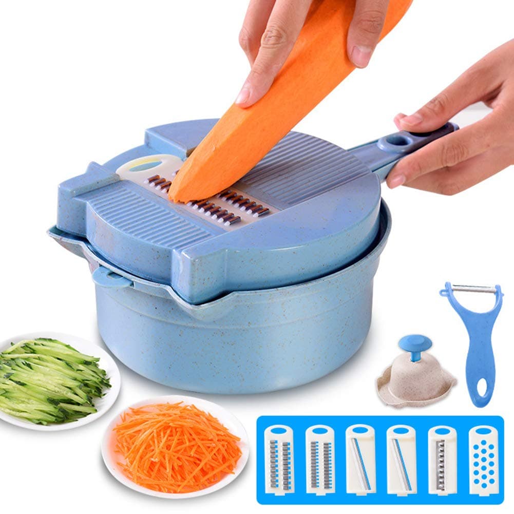 Coolcycling Multi-Functional Peeler Chopper Vegetables Cutter Tool Carrot Cheese Grater Fruit Vegetable Slicer Carrot Potato Grinder Food Shredder