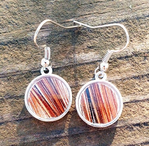 Custom Silver Plated Horsehair Earrings