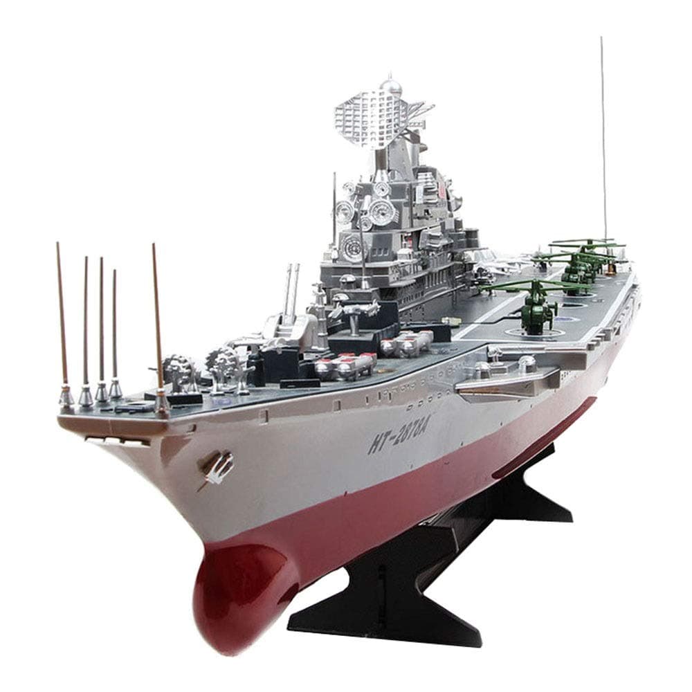 Model Car RC 2.4G Large Remote Control Boat Warship Electric Boat Model Aircraft Carrier Child Boy Toy Speed Boat Remote Control Ship Super Large Aircraft Carrier, Destroyer, Battleship, Frigate, Amph