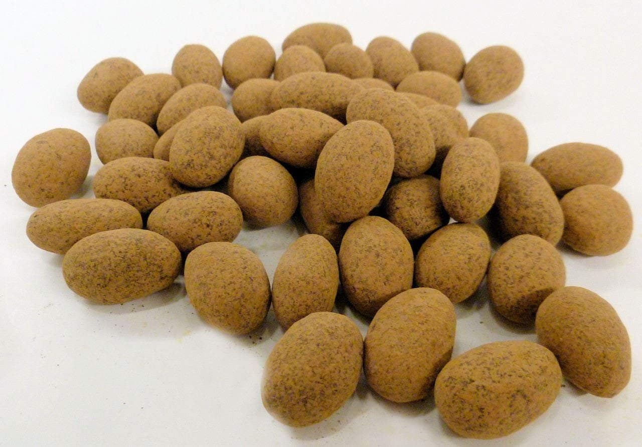 Burnt Caramel Dark Chocolate Almonds, 1 Lb