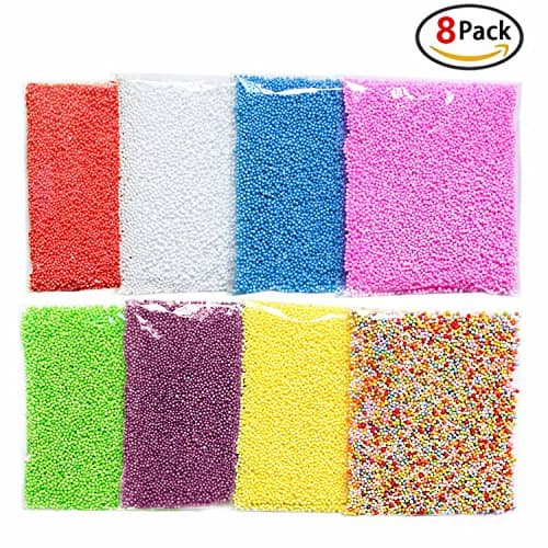8 Packs Decorative Foam Balls for Slime,Styrofoam Balls Polystyrene Foam Balls for Wedding Party Decoration