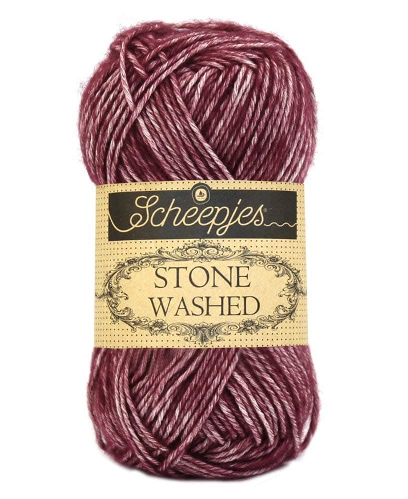 ScheepjesScheepjes Stone Washed 810 Garnet Yarn - 1x50g