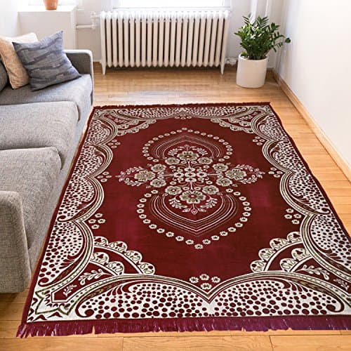 Cozyland Chenille Carpet - 60"x84", Maroon