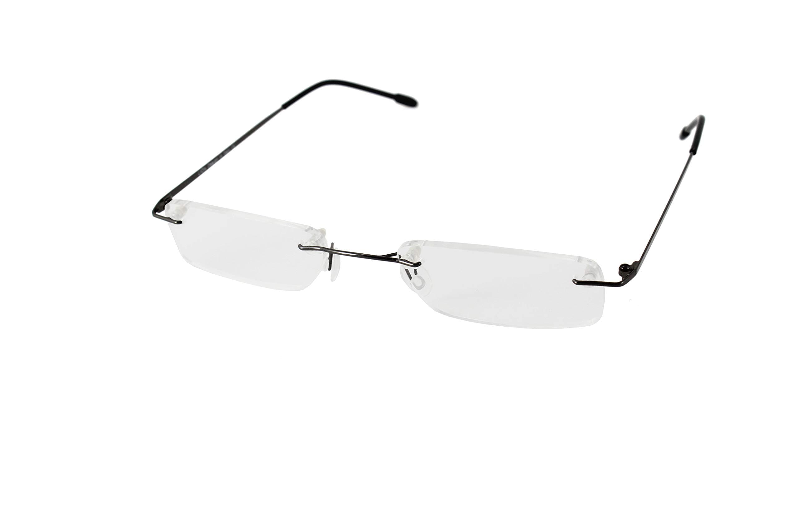 DOUBLE BATTERY MINISTERS READING GLASSES| BLACK COLOR| POWER + 2.00