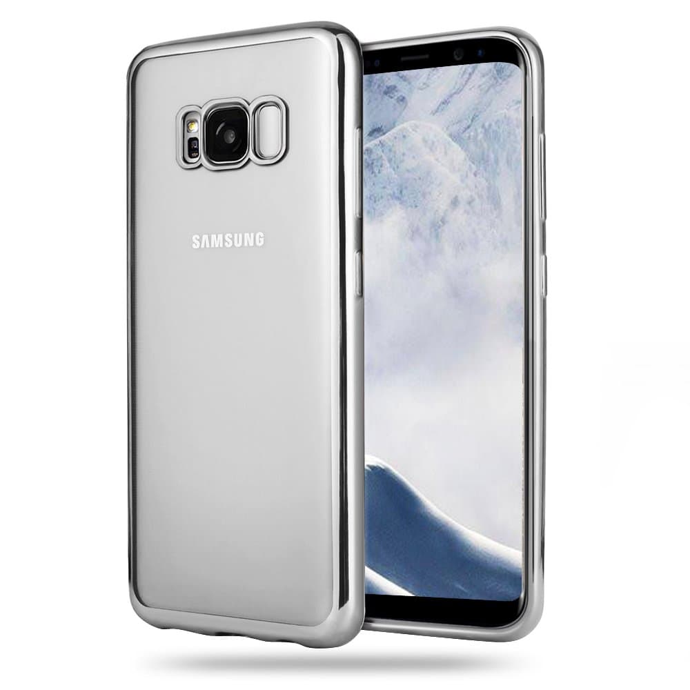 Samsung Galaxy S8 Plus Case, Orlegol Flexible Ultra Thin Case Galaxy S8 Plus Cover TPU Bumper Case Slim Silicone Back Cover Scratch Resistant Shockproof Clear Gel Protective Case For Samsung Galaxy S8 Plus - Silver