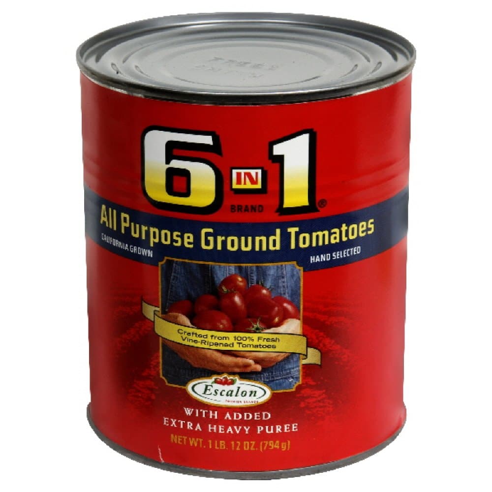 6 In 1 All Purpose Ground Tomatoes , 28-Ounce (Pack of 8)