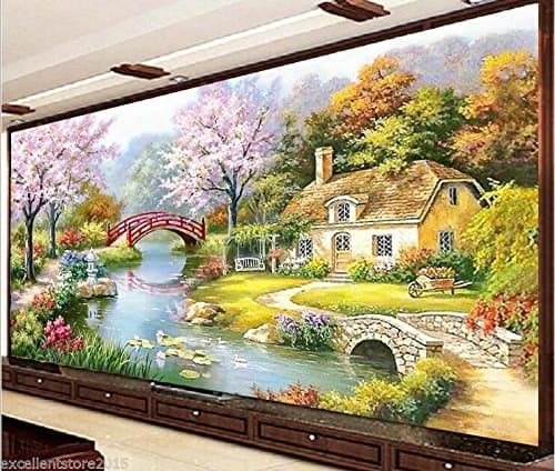 Peace Life DIY Embroidery Kit Precise Printed Needlework Cross stitch Sewing KIT