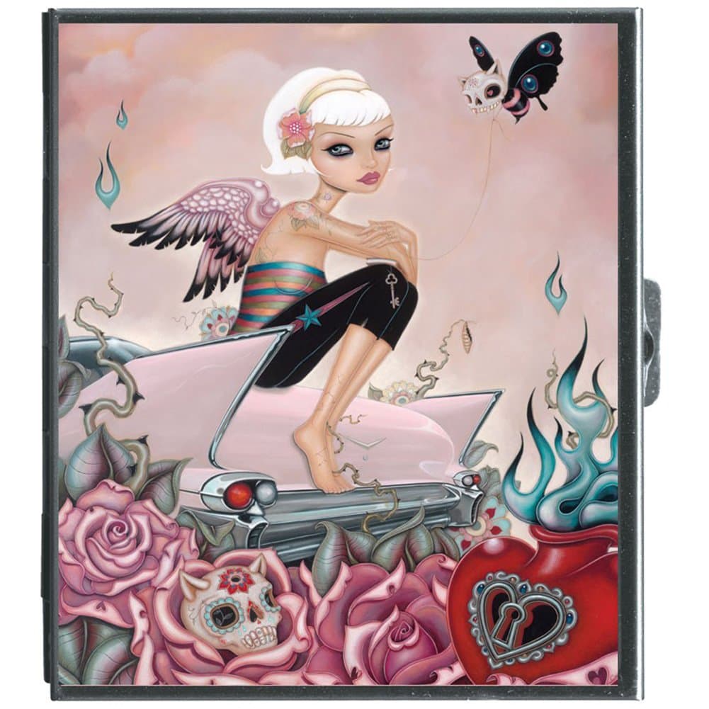 Women's Classic Hardware Lift My Spirit Vanity Case Mirror Com