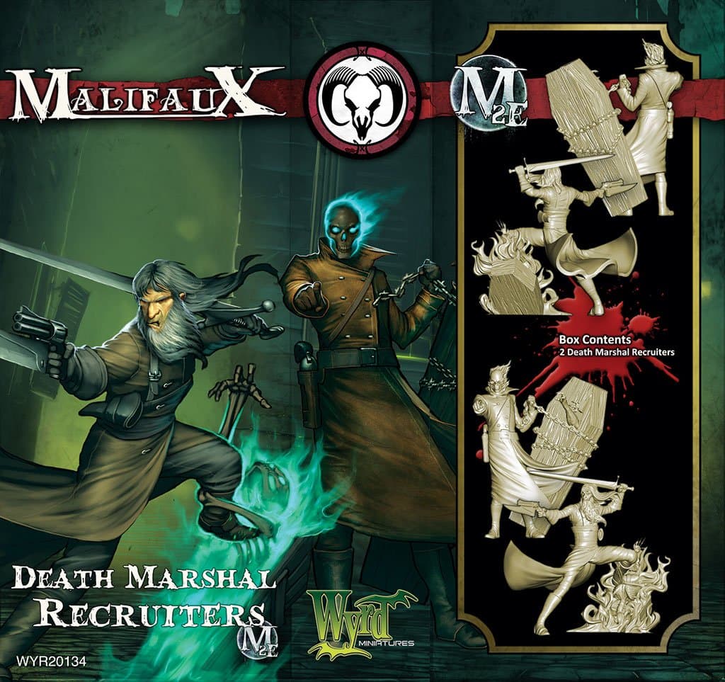 Wyrd Miniatures Malifaux Second Edition Death Marshal Recruiters (2 Pack)