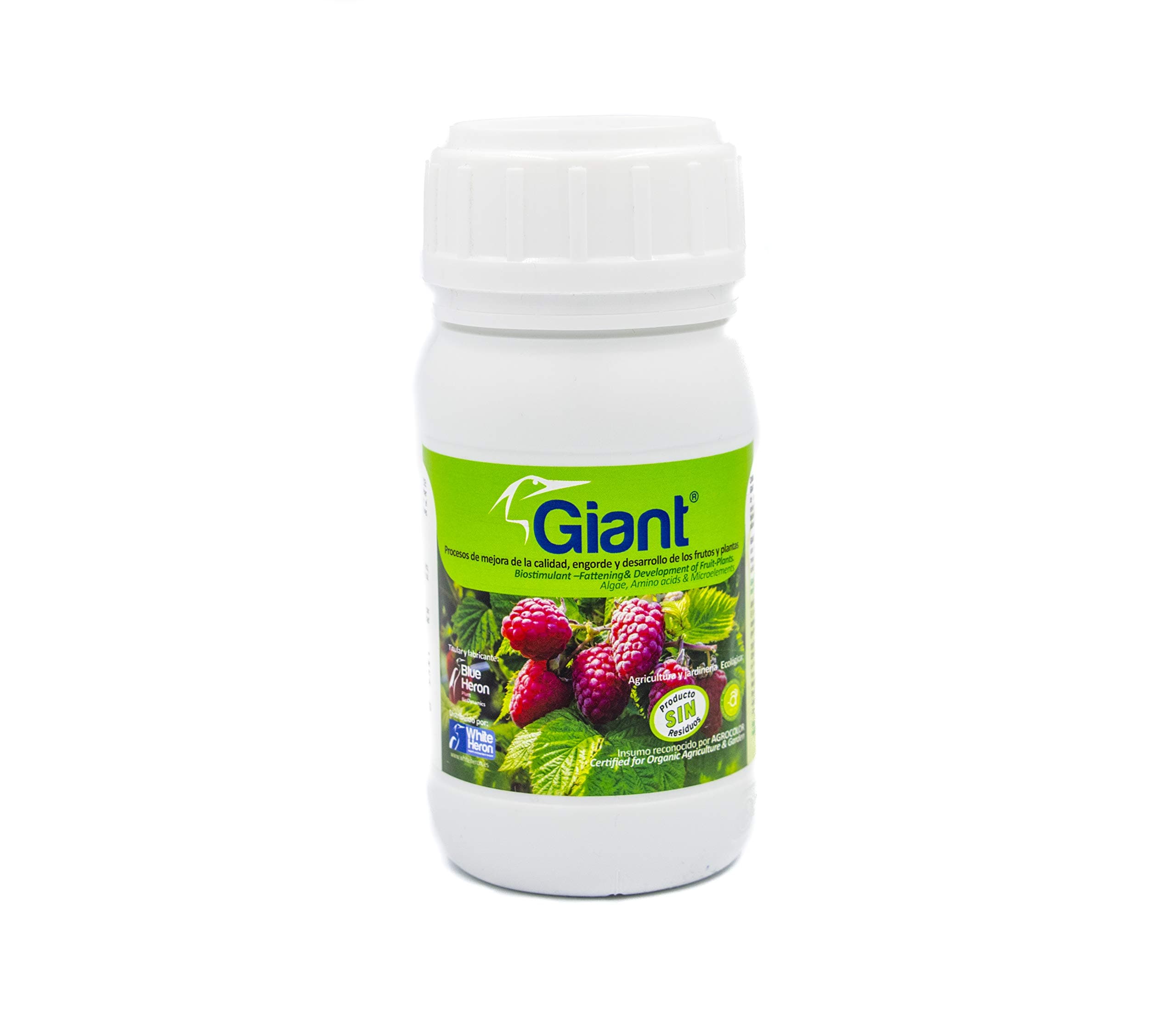 GIANT® Multinutrients / Algae / Amino Acids / Micros; Special Fertilizer Bio-stimulating-Fattening & Quality Fruits and plants.Ecological agriculture-garden. Organic (2.000 m2)