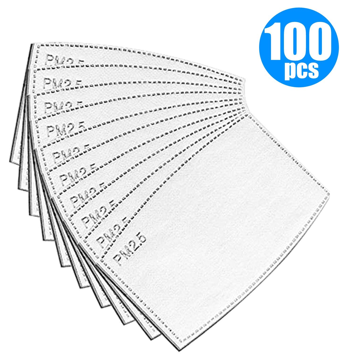 UTOTEBAG 100Pcs Activated Carbon Filters, Replaceable