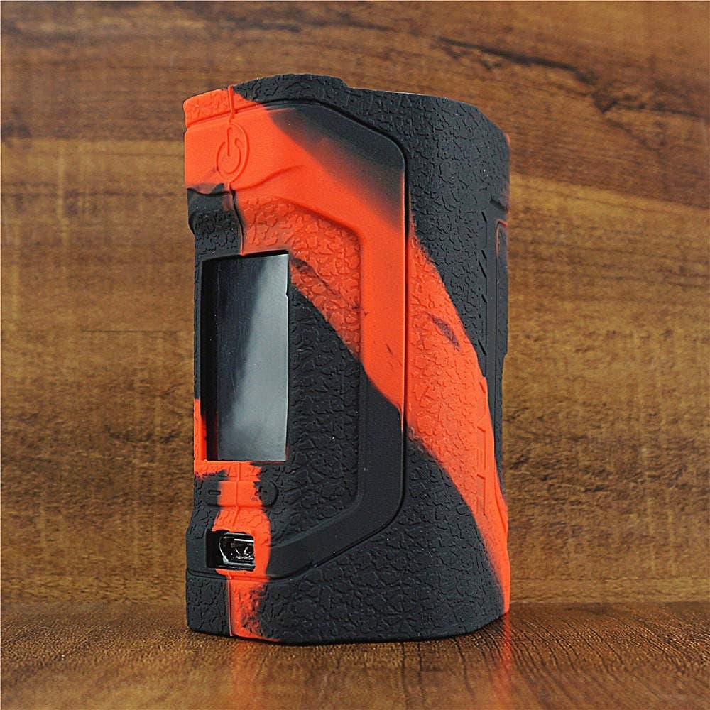 ModShield for Wismec LUXOTIC DF 200W TC Silicone Case ByJojo Protective Cover Sleeve Shield Skin Wrap (Red/Black)