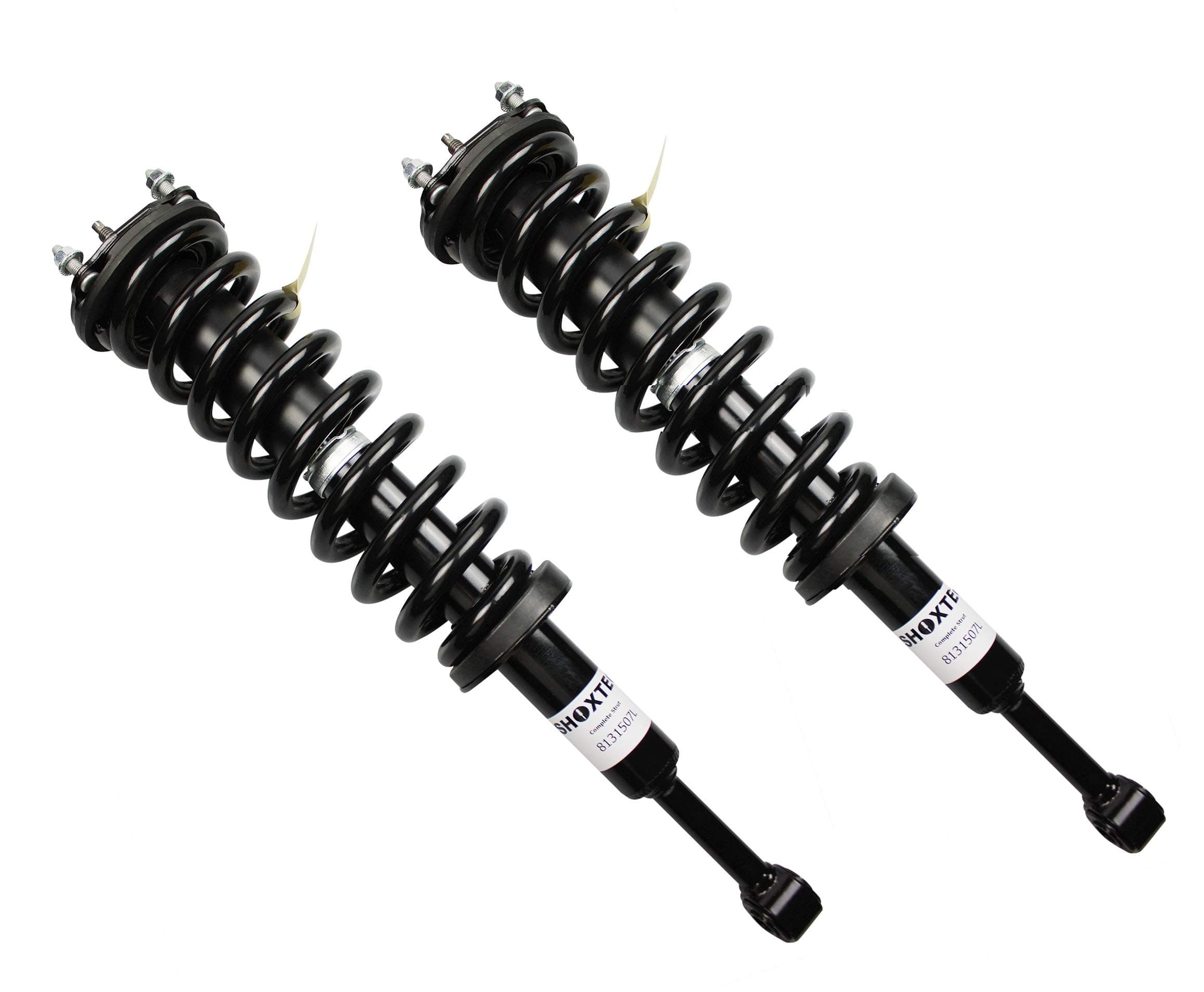 Shoxtec Toyota Tundra Front Pair (2) Complete Strut Assembly Shock Absorber Coil Spring Kit, fit 2007 2008 2009 2010 2011 2012 2013 2014 Toyota Tundra 4.0L & 5.7L (Repl. Monroe 171119L, 171119R)