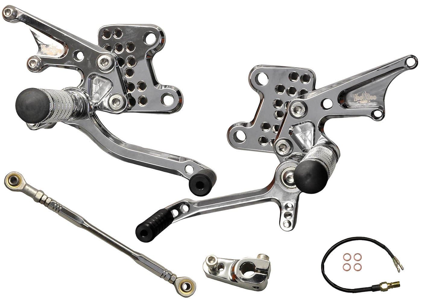 VooDoo Industries VRDC1336 Chrome Rear Set