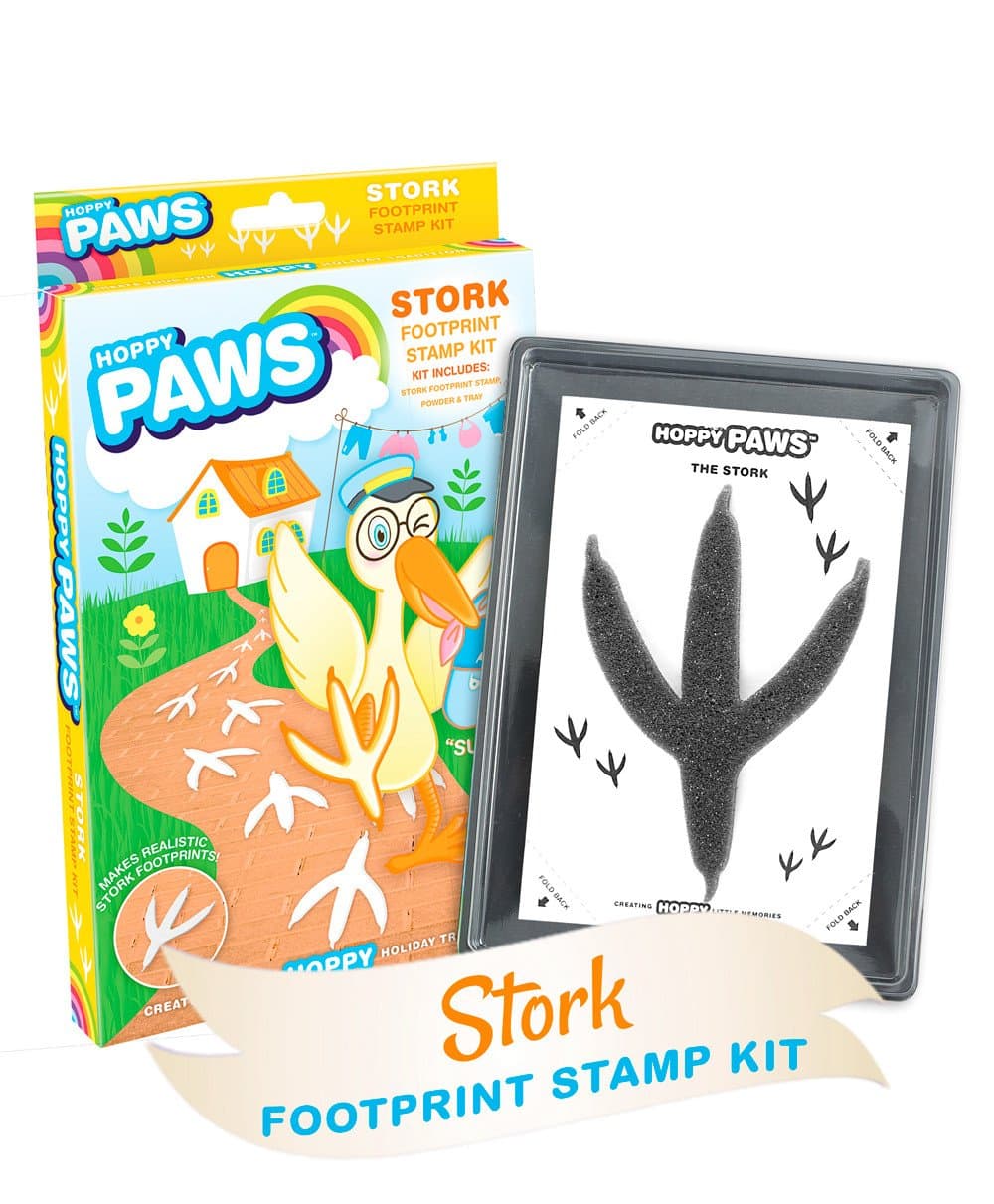 Hoppy Paws "Stork Footprint Stamp Kit"