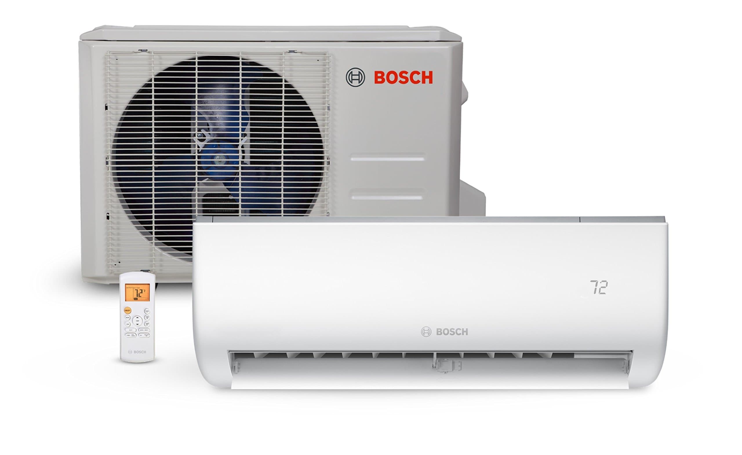 Bosch Ultra-Quiet 18K BTU 230V Mini Split Air Conditioner & Cooling System with Inverter Heat Pump, 22 SEER High-Efficiency – 7 yr. ltd. Warranty and Energy Star Certified
