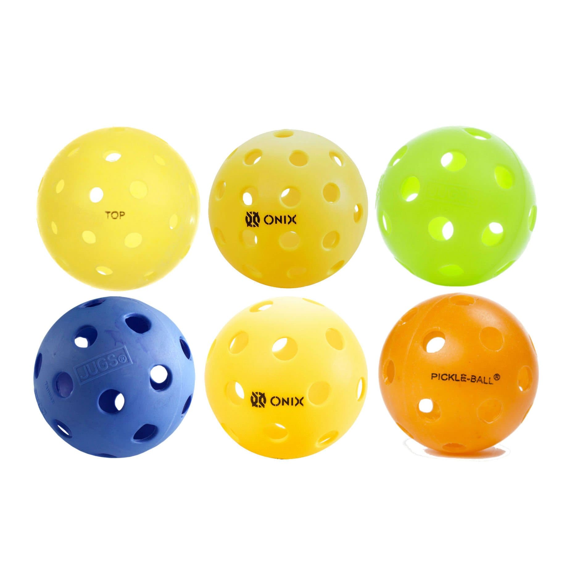 Pickleball Balls - Variety Pack of 6