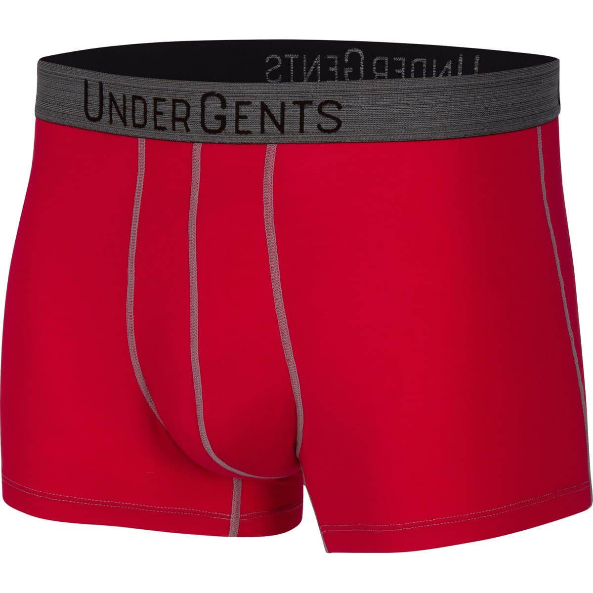 UnderGents Men's Trunk Underwear. Max Comfort Without Compression. CloudSoft Fabric!,Small,Red