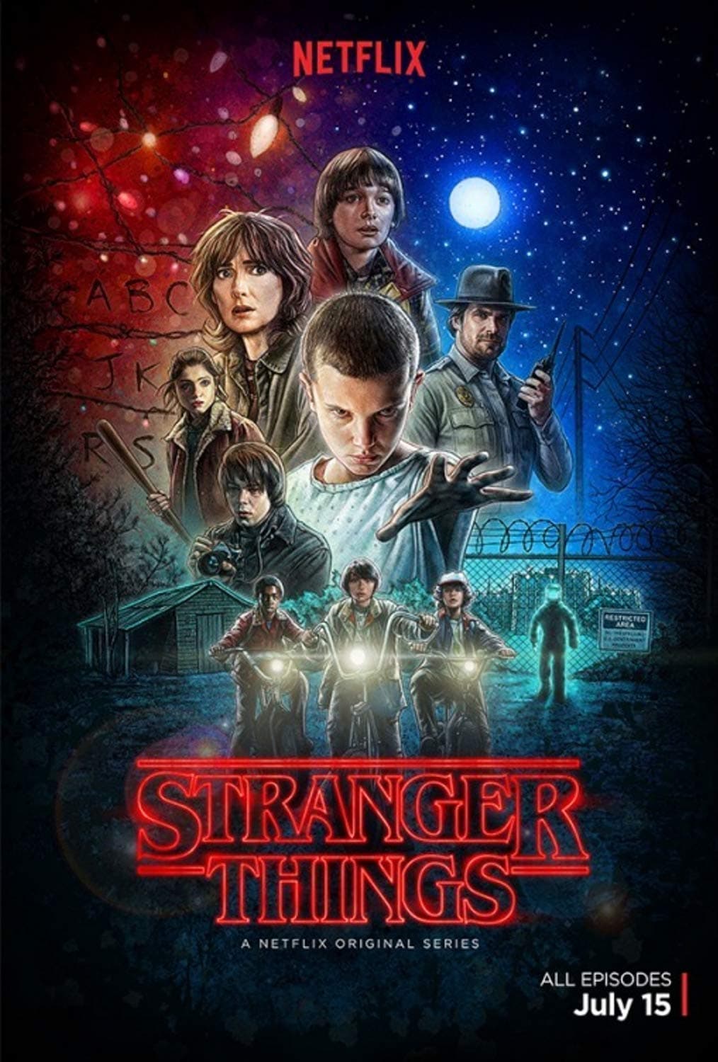 Stranger Things Season 1 Posters and Prints Unframed Wall Art Gifts 16x25