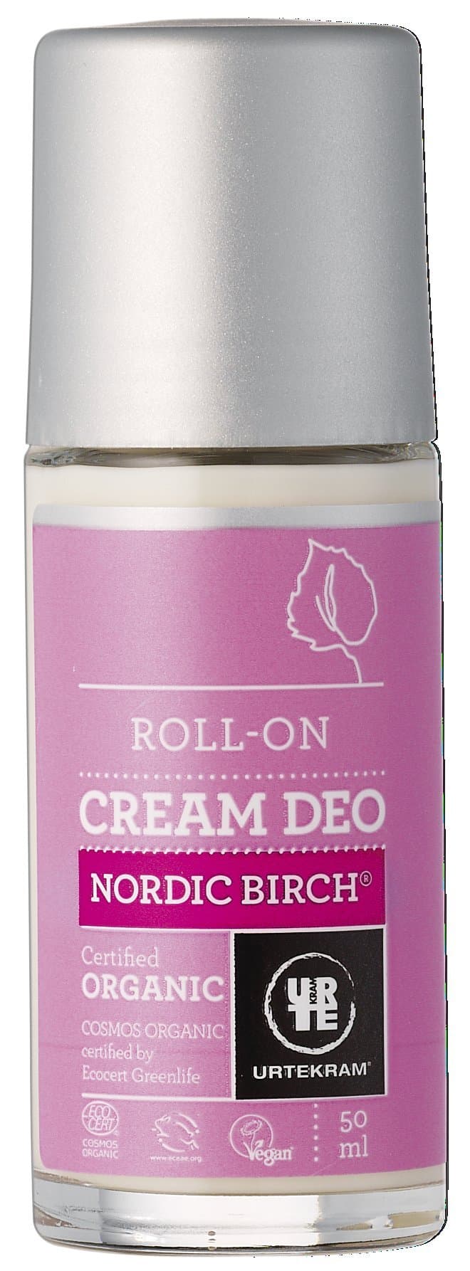 Urtekram Nordic Birch Cream Deodorant, 50 ml