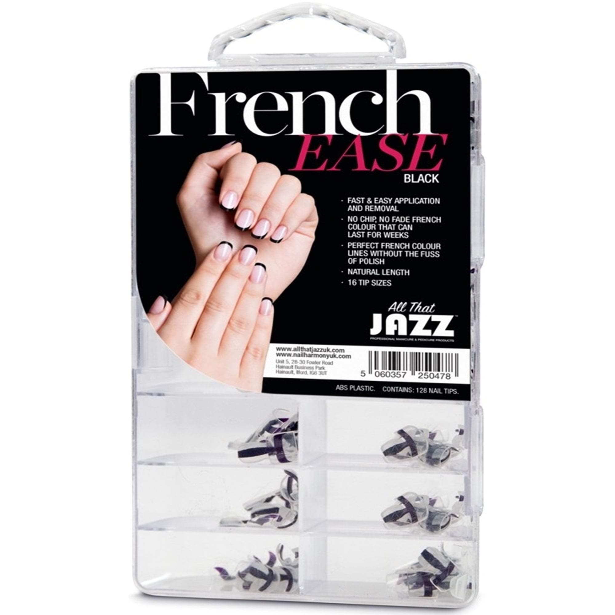 All That Jazz - French Ease False Nails - Black