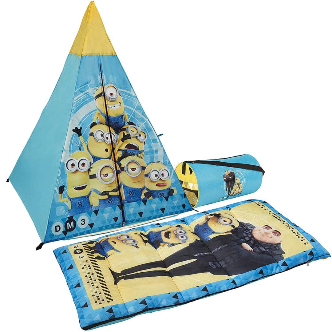 Exxel Outdoors Despicable Me Minions Indoor Camping Set