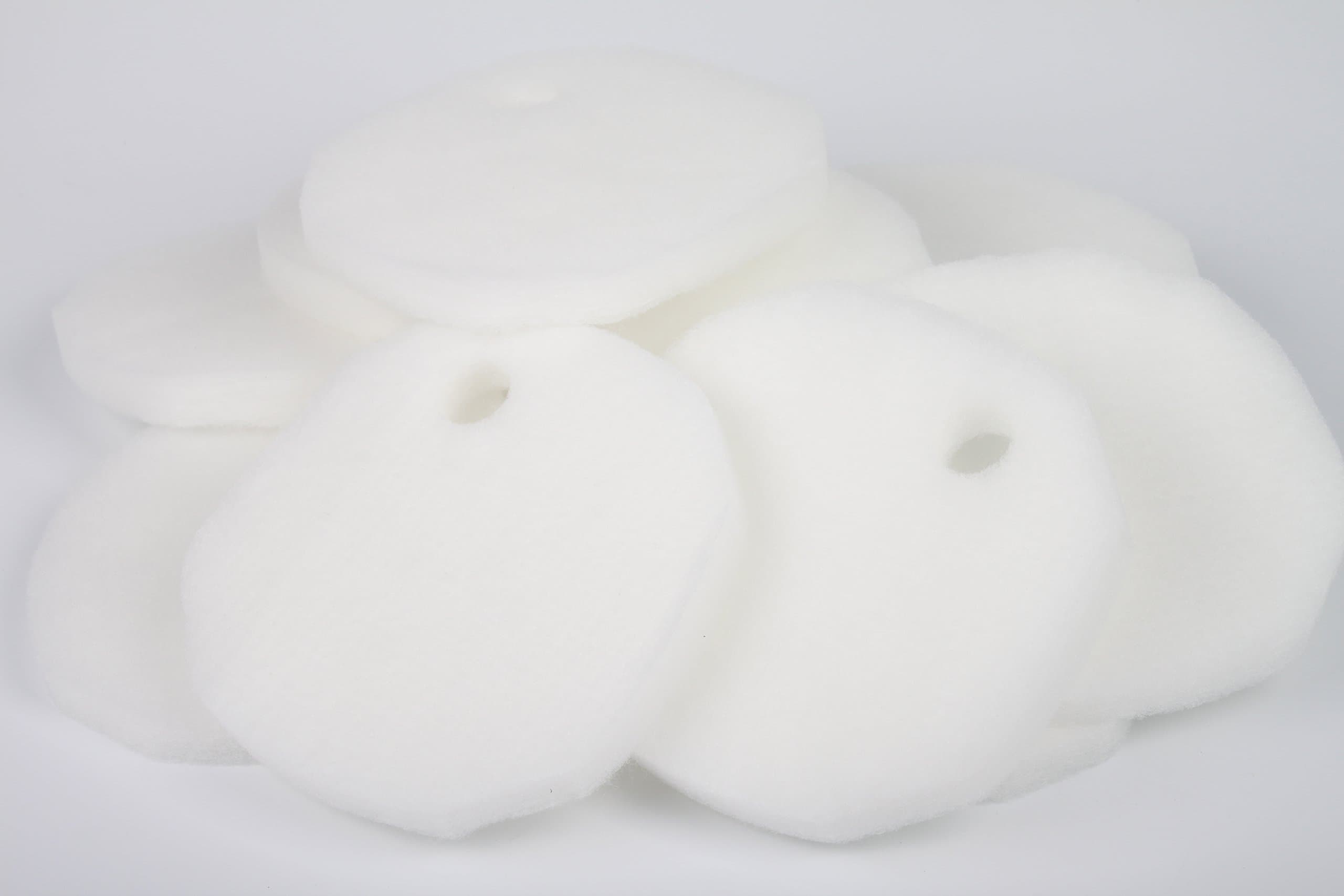 LTWHOMEPoly Filter Wool Pads Fit for AquaOne Aqua One AQUIS 700/750 and 500/550 (Pack of 50)