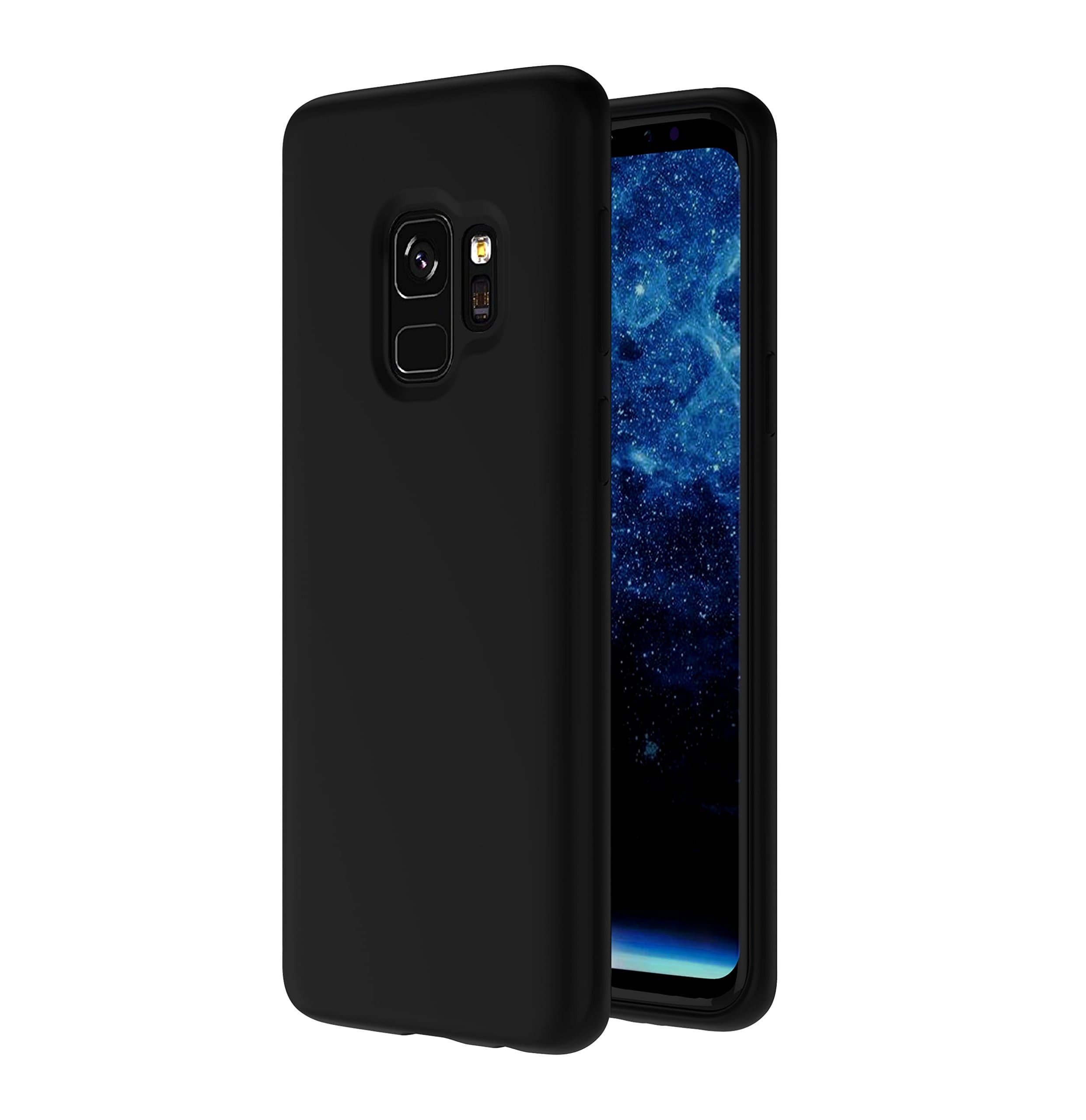 CZARTECH Maverick Soft Silicone Back Cover Case for Samsung Galaxy S9 (Deep Black)