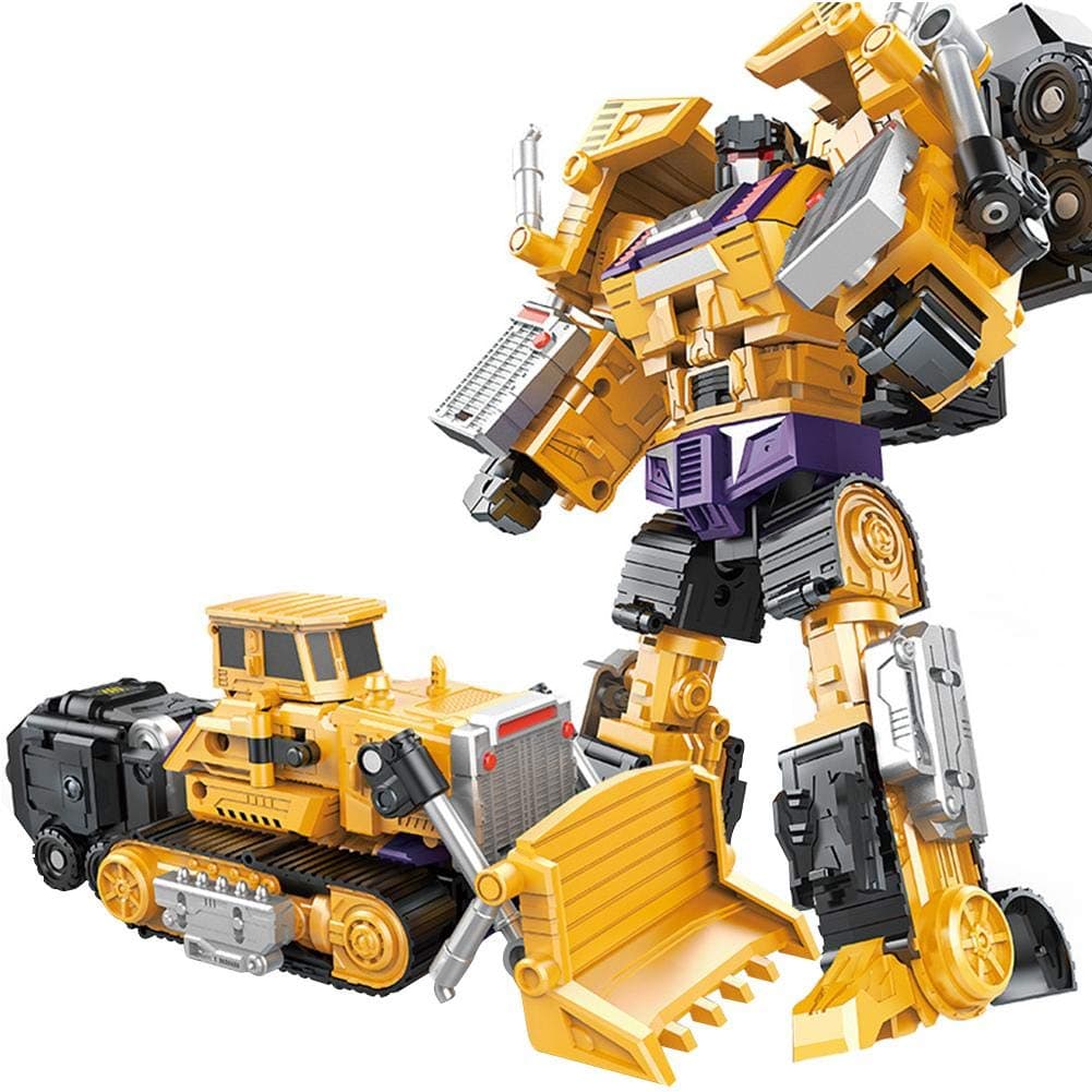 luckything Deformation Robot Toys Trans Truck Transform Toy Robot Creative Combination Toy Engineering Model Car Toy