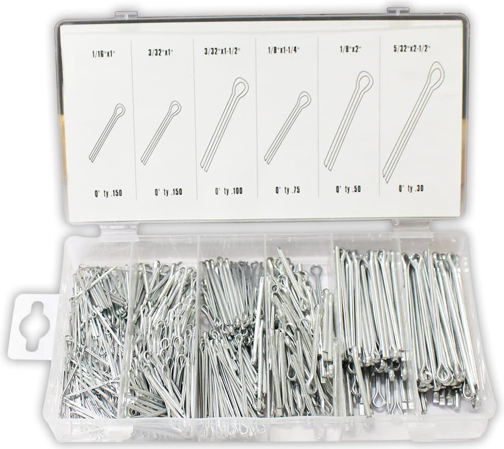 DOVETAIL 1/16"-to-5/32" Cotter Pin Assorted 555-piece Set: HW-05555