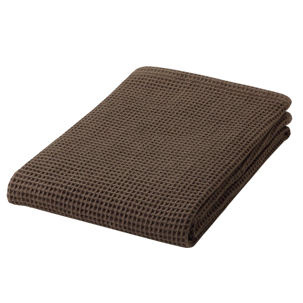 MUJI Organic cotton Waffle Small Bath Towel Thin Brown 60×120cm MoMA sports