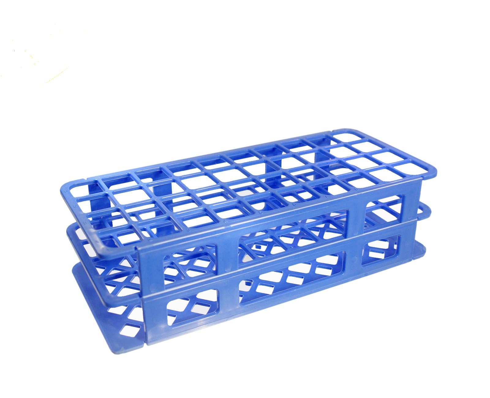 KeL Scientfic KS-803 40 Hole 20 mm Blue Plastic Test Tube Rack Polypropylene, Blue