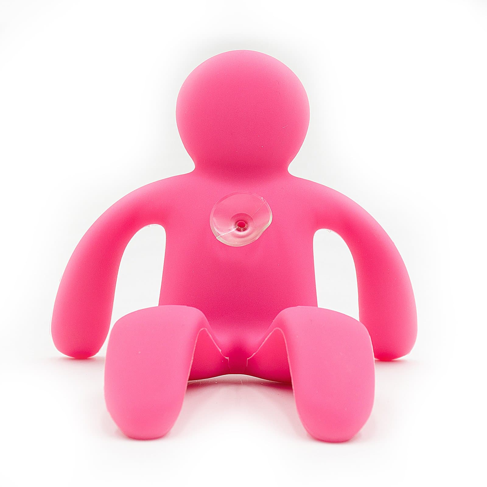 SURGANT Human Shape Car Smart Phone Mount Holder Phone Cradle Stand for Iphone, Samsung, Android Cell Phone (Pink)