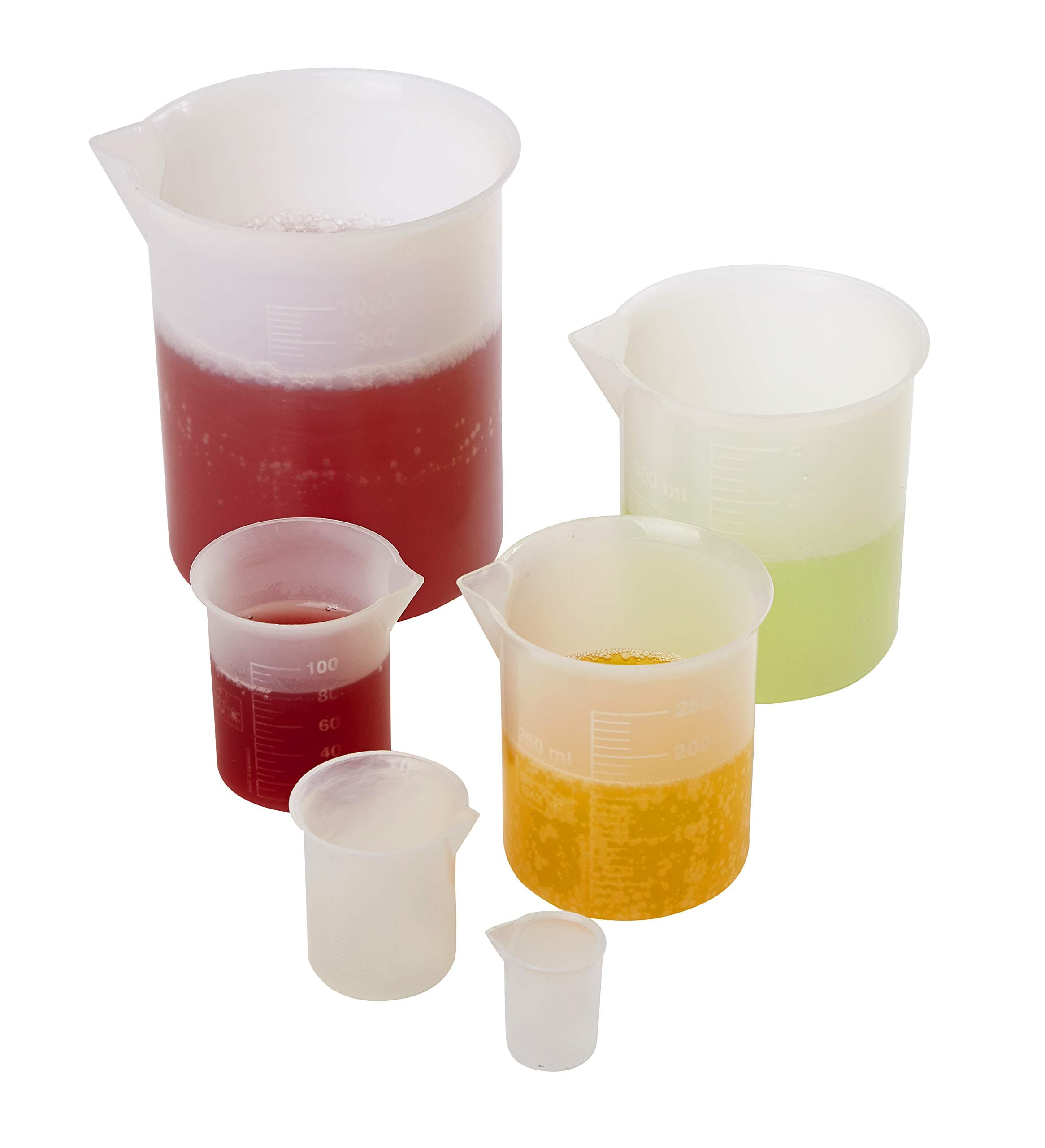 Wissner Wissner100110.B00 Graduated Beaker Set, Multi-Color