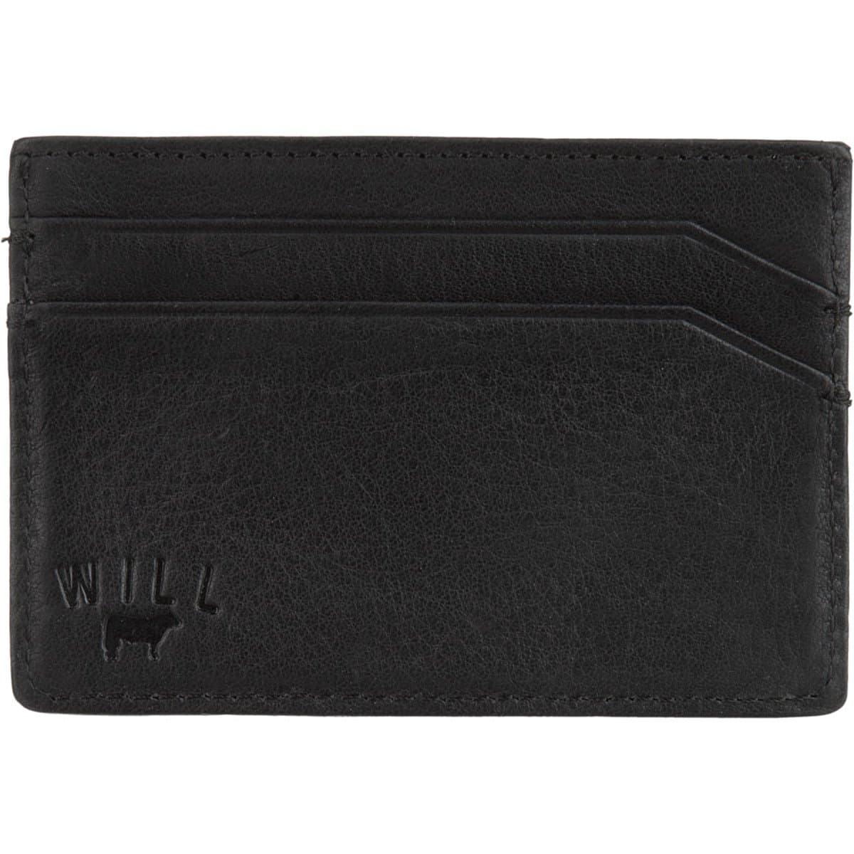 Will Leather Goods Sampson Slim Card Case - Men's Black, One Size