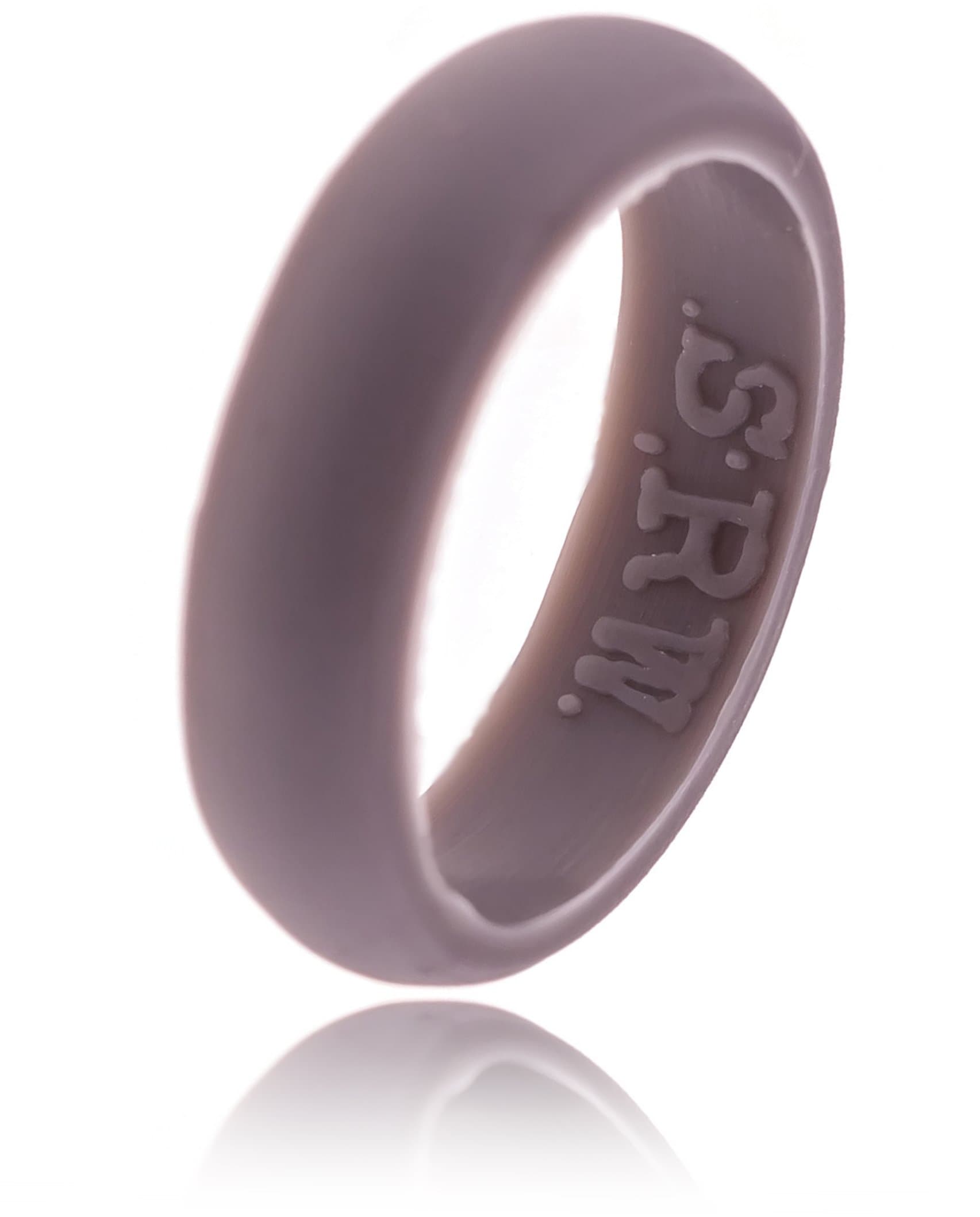 Silicone Wedding Ring for Active Women Premium Skin Safe & Comfortable NonBulky