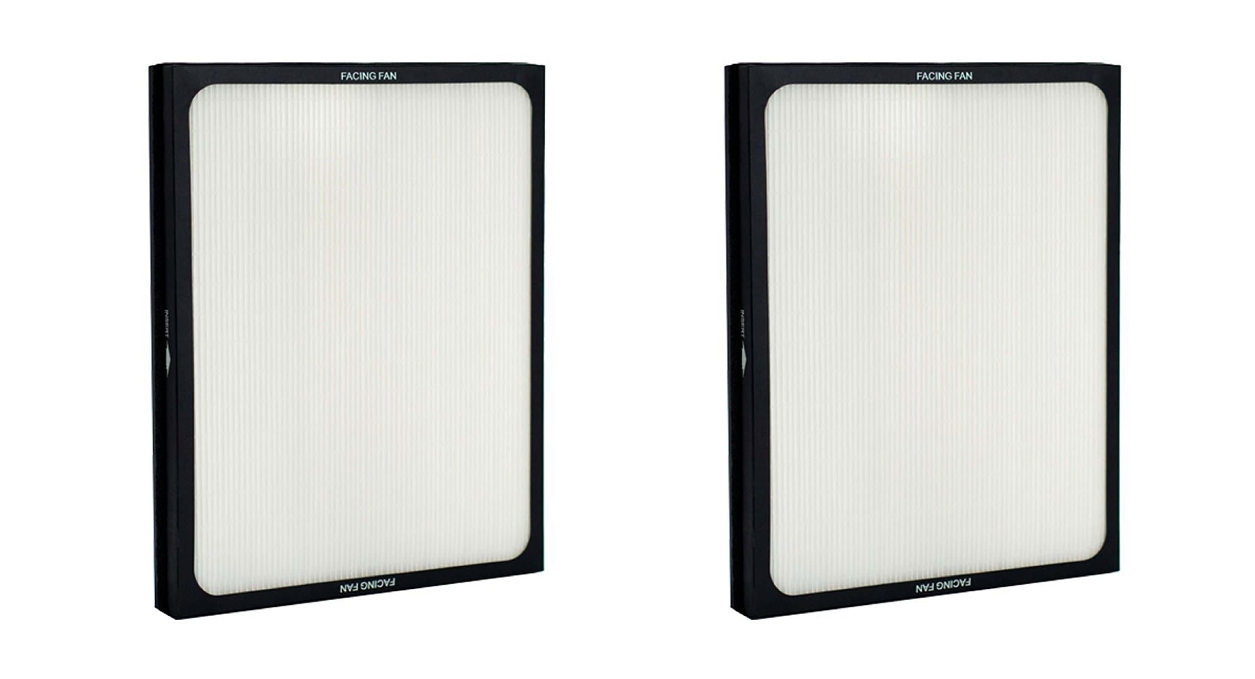 Nispira Filter Replacement Compatible with Blueair 200 and 300 Series Particle Fits Models 201, 203, 205, 215B, 250E, 270E, and 303, 2 Pk.