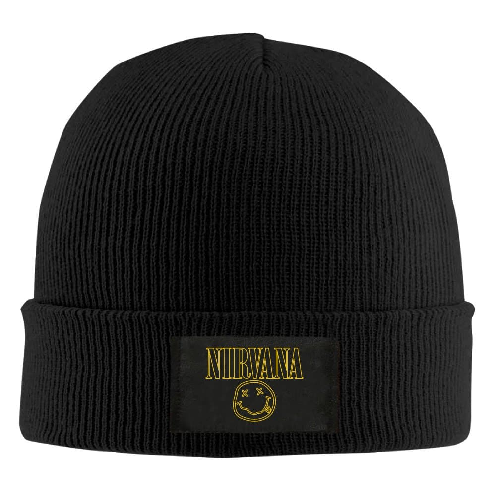 Knit Cap Stocking Nirvana Logo Beanie Hats