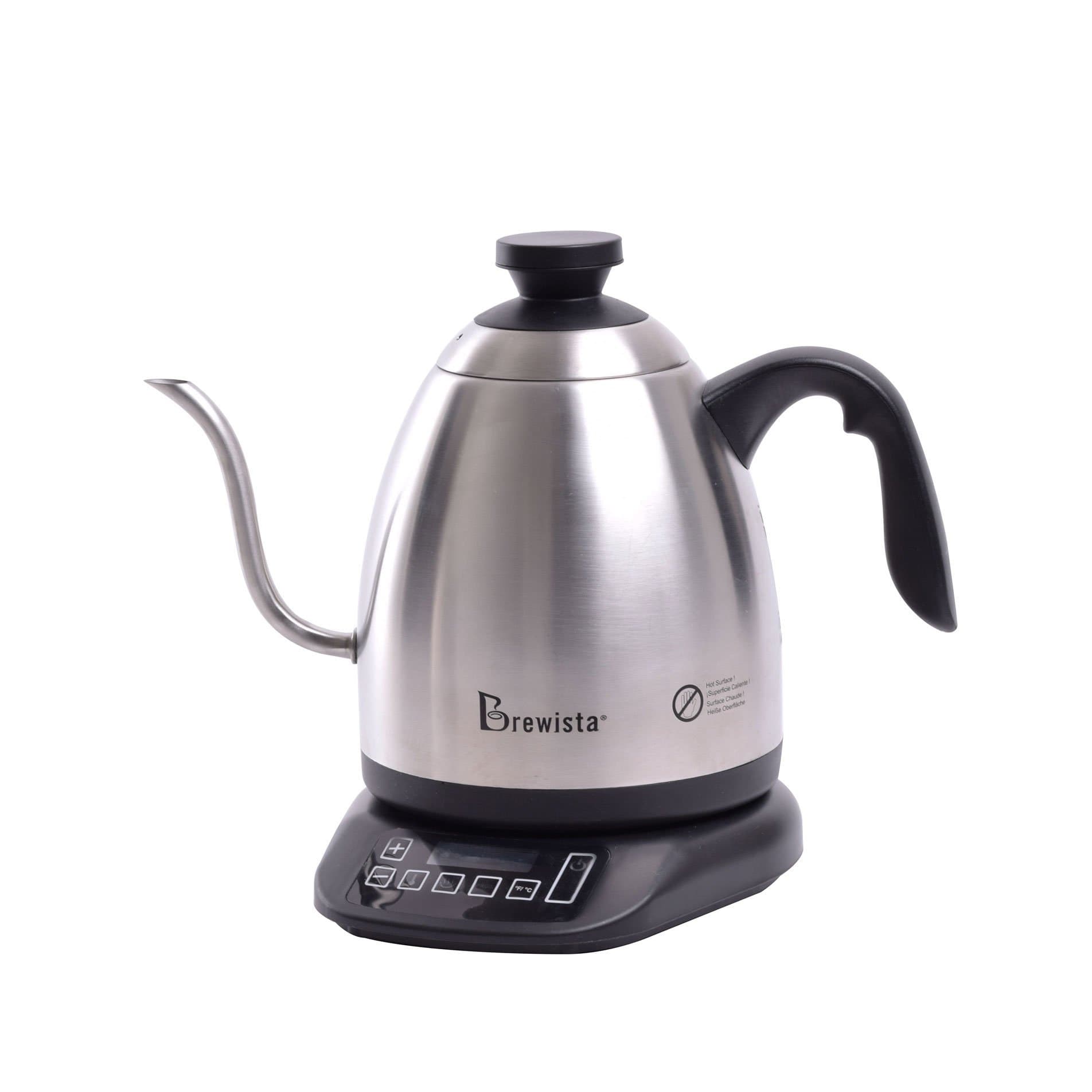 SmartPour Variable Digital Kettle : BrewGlobal Brewista SmartPour Variable Digital Kettle, Stainless Steel (BKV12S02)