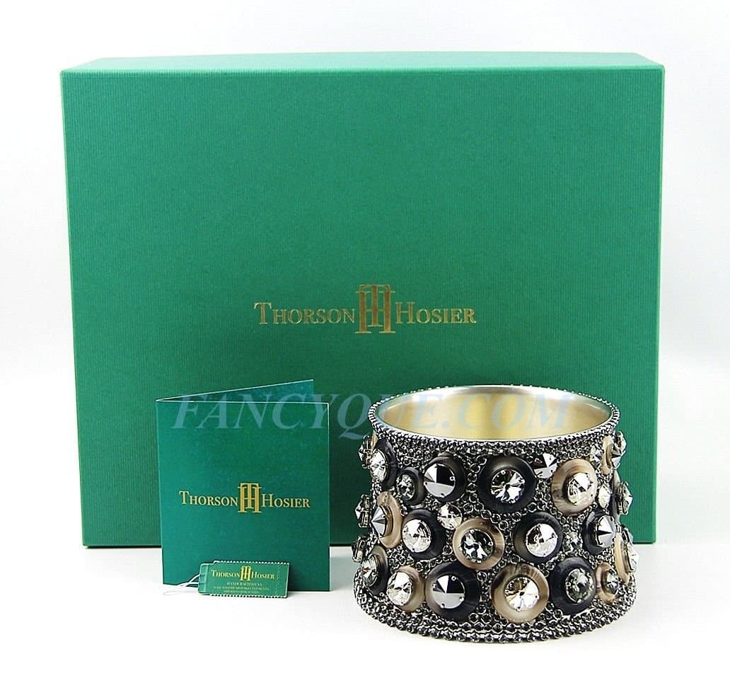 Thorson Hosier Large Rossmore Wine Coaster Gray