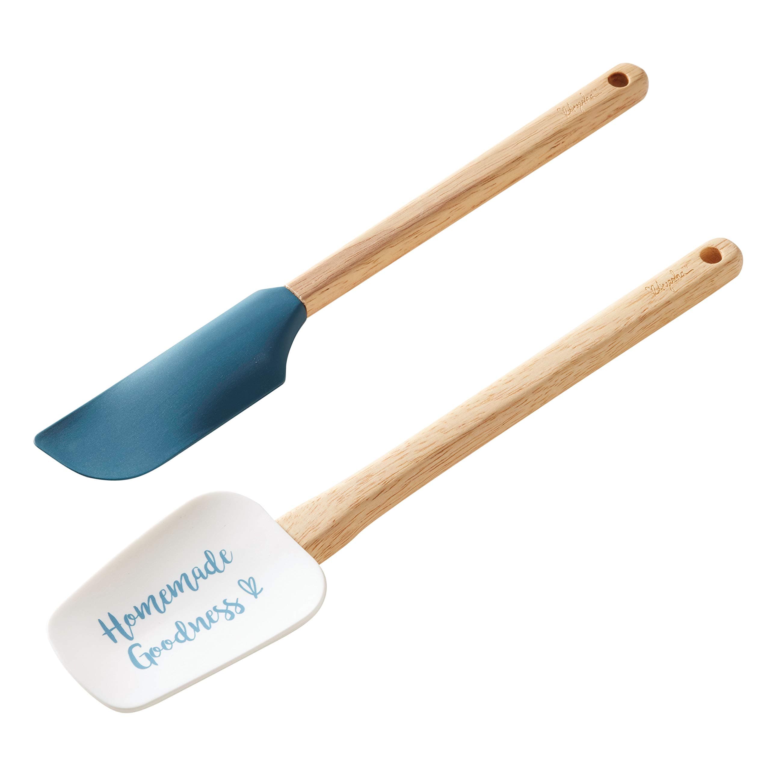 Ayesha Collection Spatula Spoonula Set, 11.5-Inch, Two Piece