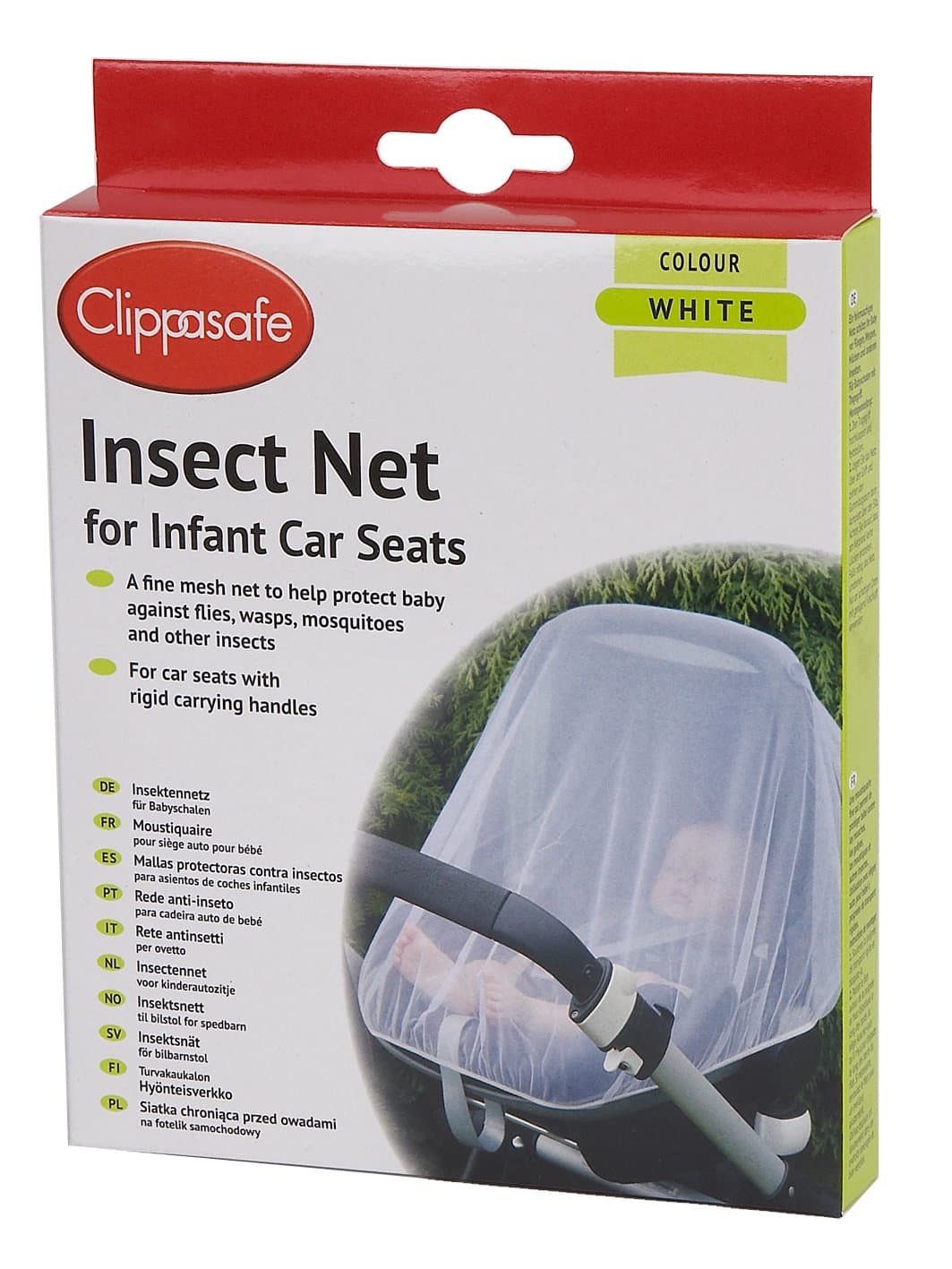 Clippasafe Infant Car Seat Insect Net