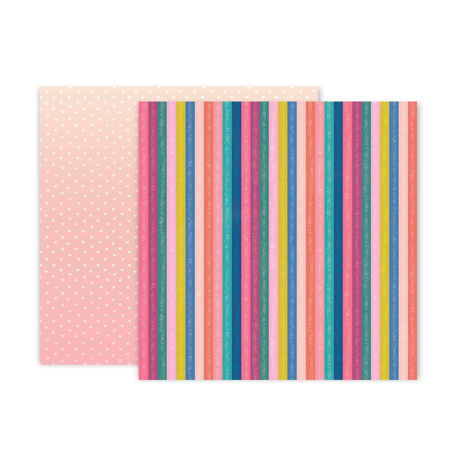 Paige Evans Pick Me Up Patterned 12 x 12 Paper 16 (25 Pack), Adjustable, Other, 25 Piece
