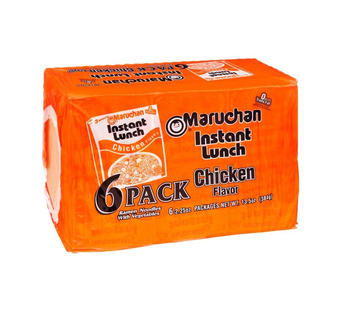 Maruchan Instant Lunch, Chicken, 6-pack, 13.5 oz