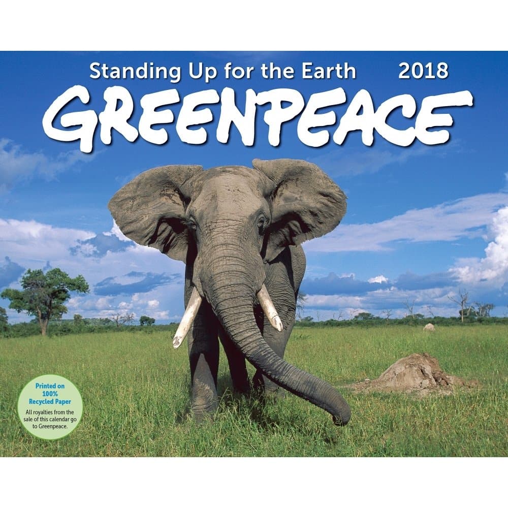 Greenpeace Deluxe Wall Calendar 2018
