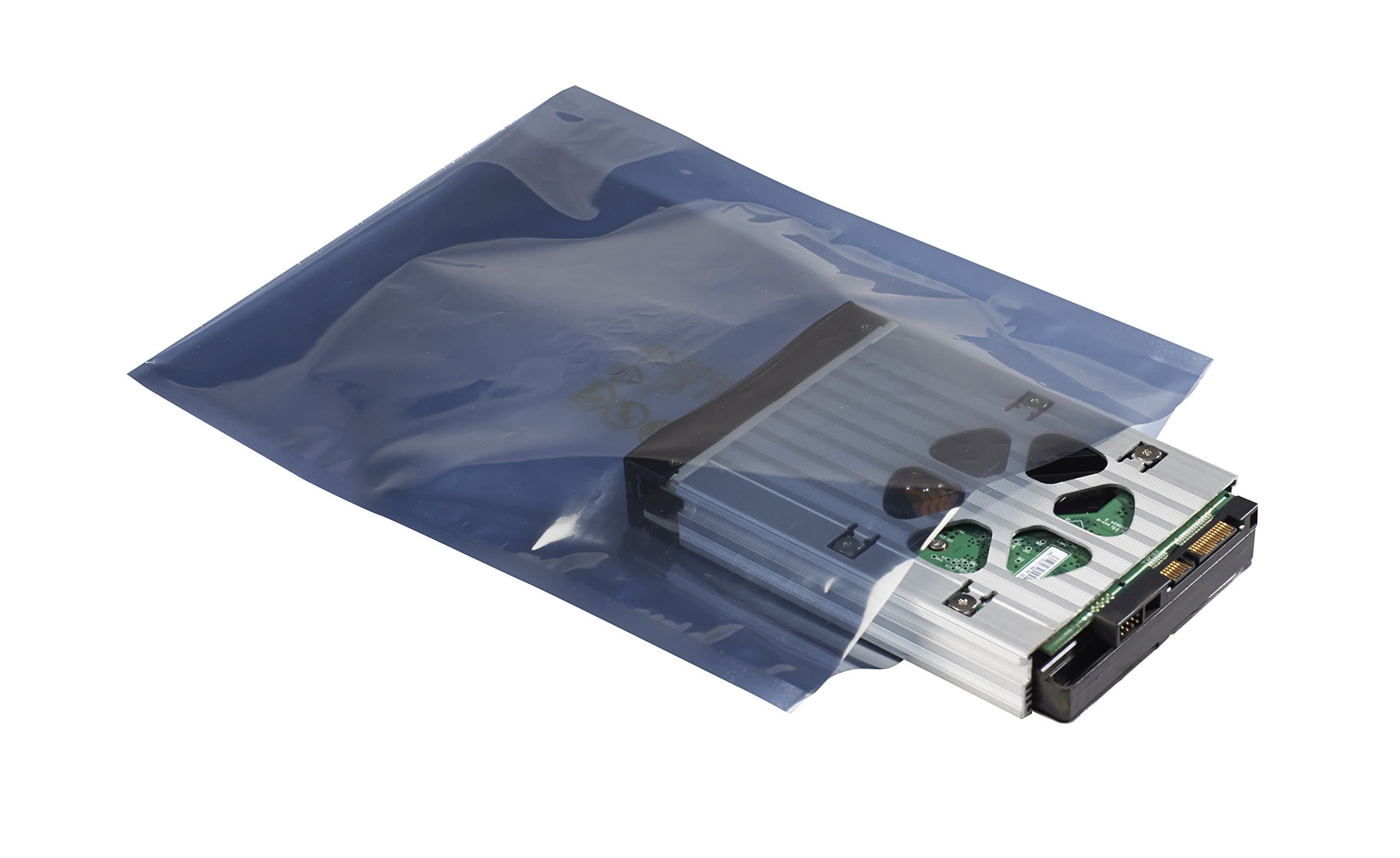 Supershield Antistatic Shielding ESD Bag, Premium Static Shield Bag, Anti Static, Reusable, IC3650-628-2S-8X12IN, Top Open; 10^11, 3 mil, 8" x 12" (Pack of 100)