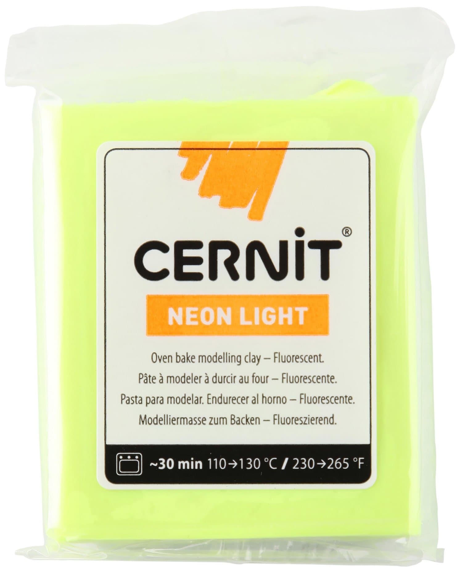 Potty Time Clay 56g, 7 x 5.5 x 1.5 cm, Neon Yellow