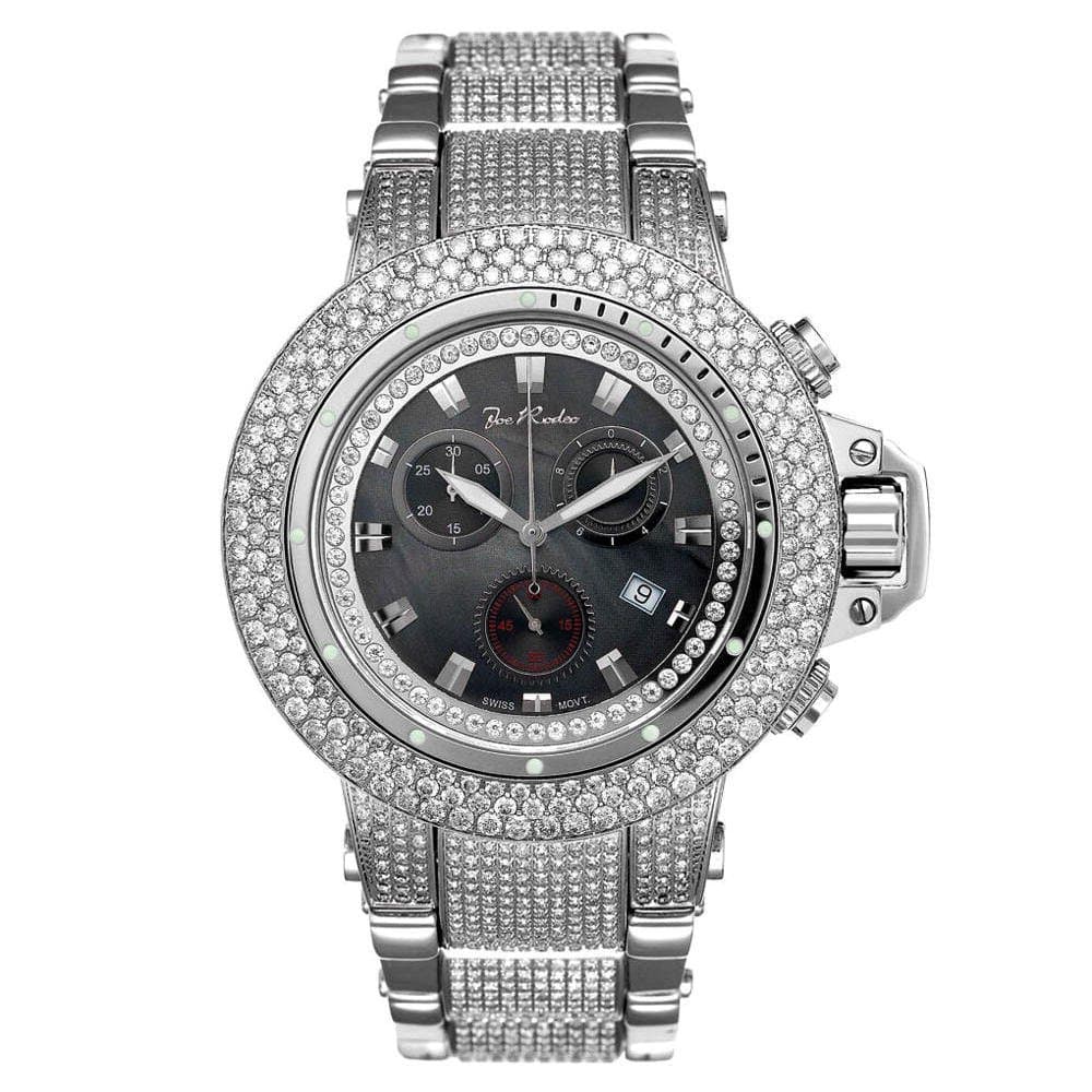 Diamond Men's Watch - Razor Silver 24 ctw